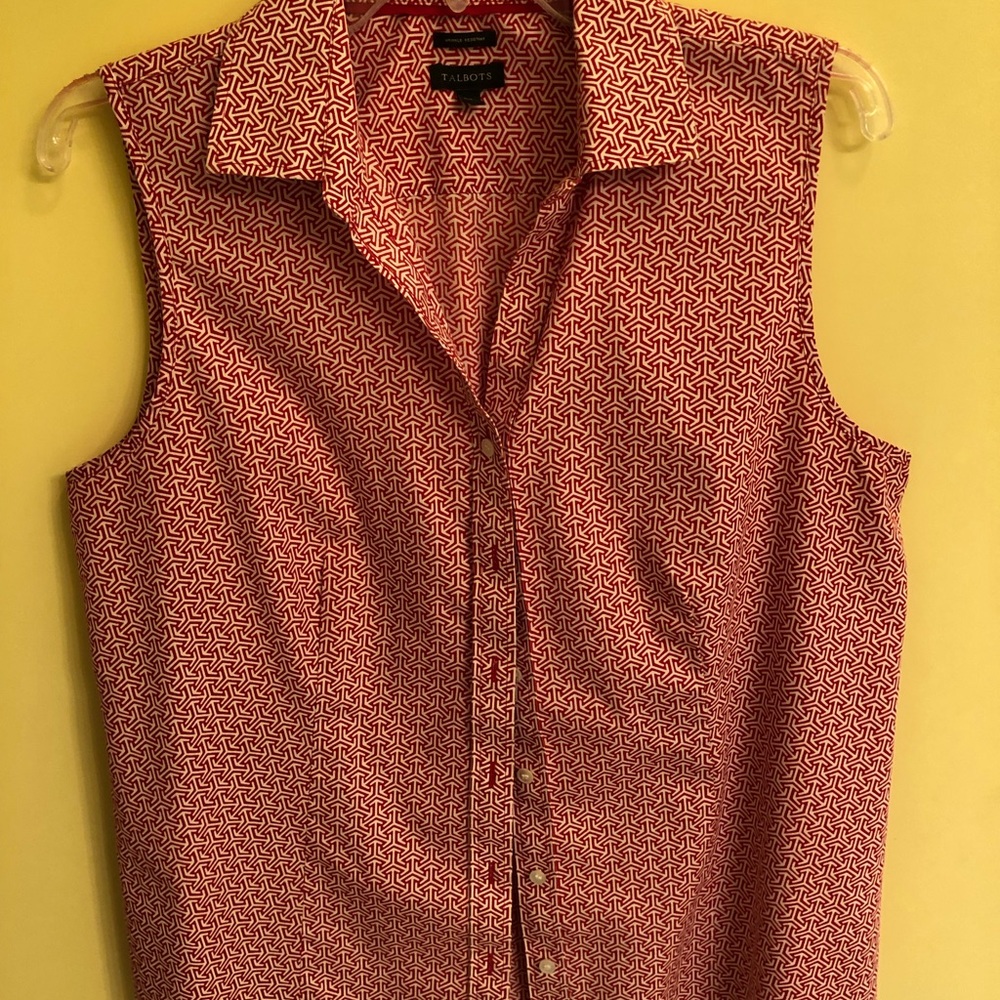 Talbots sleeveless shirt